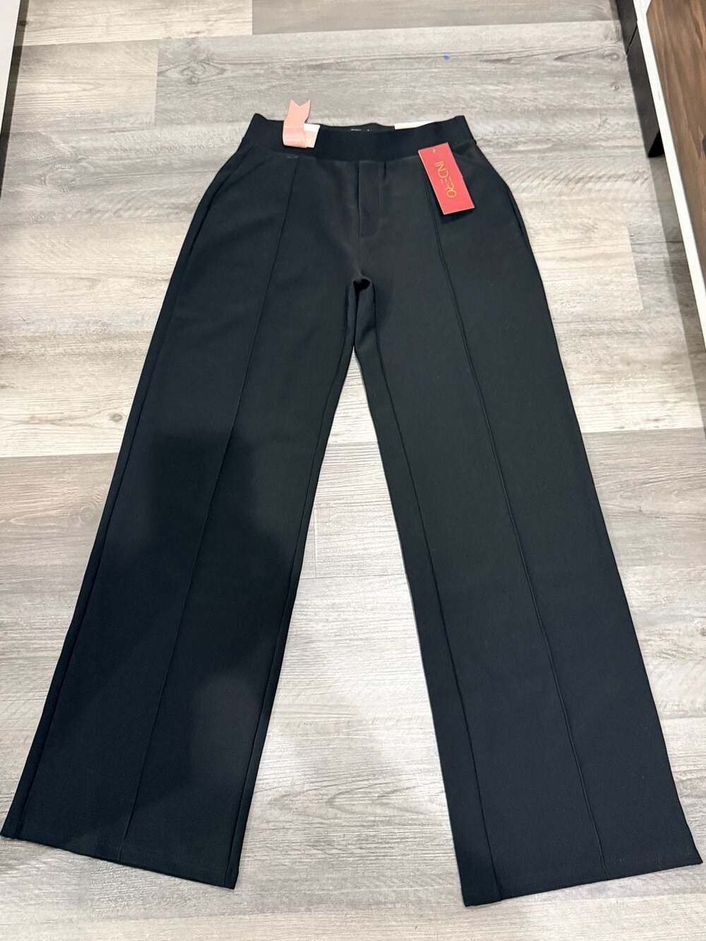 Indero Everyday Wide Leg Pants Size L/XL Black